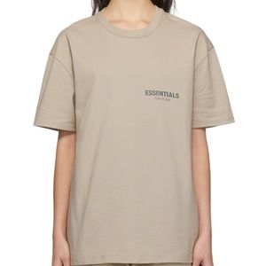 ESSENTIALS Tan Jersey Tshirt